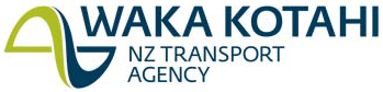 Waka Kotahi Logo. Gallagher Civil